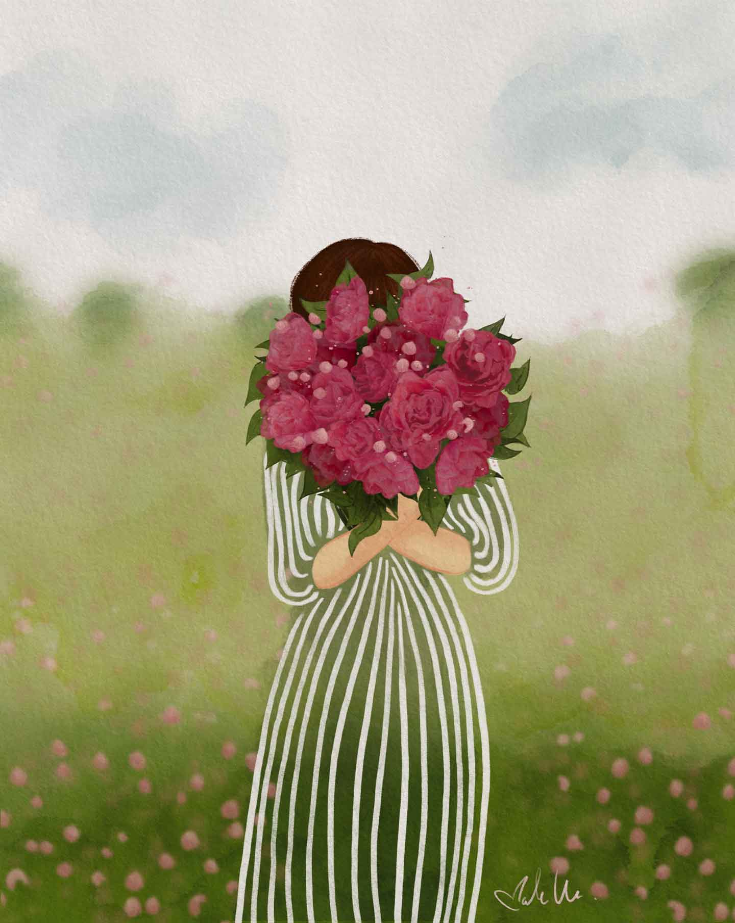 Day Of Peonies Af Malene Vindt