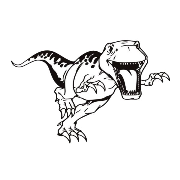 Dinosaurus Wallsticker   -rex Kommer  57x63cm