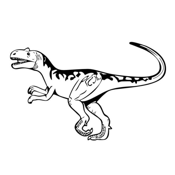 Dinosaurus Wallsticker  Velociraptor  39x57cm