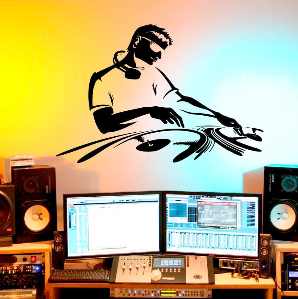 Dj En Wallsticker