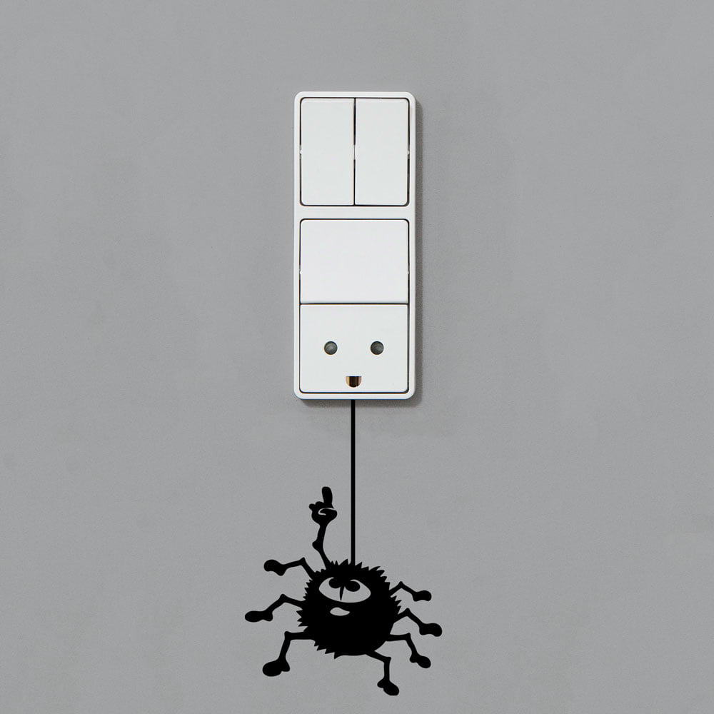 Edderkop Wallsticker