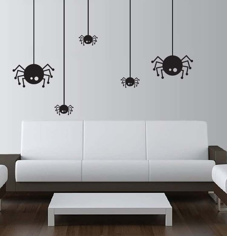 Edderkopper Wallsticker