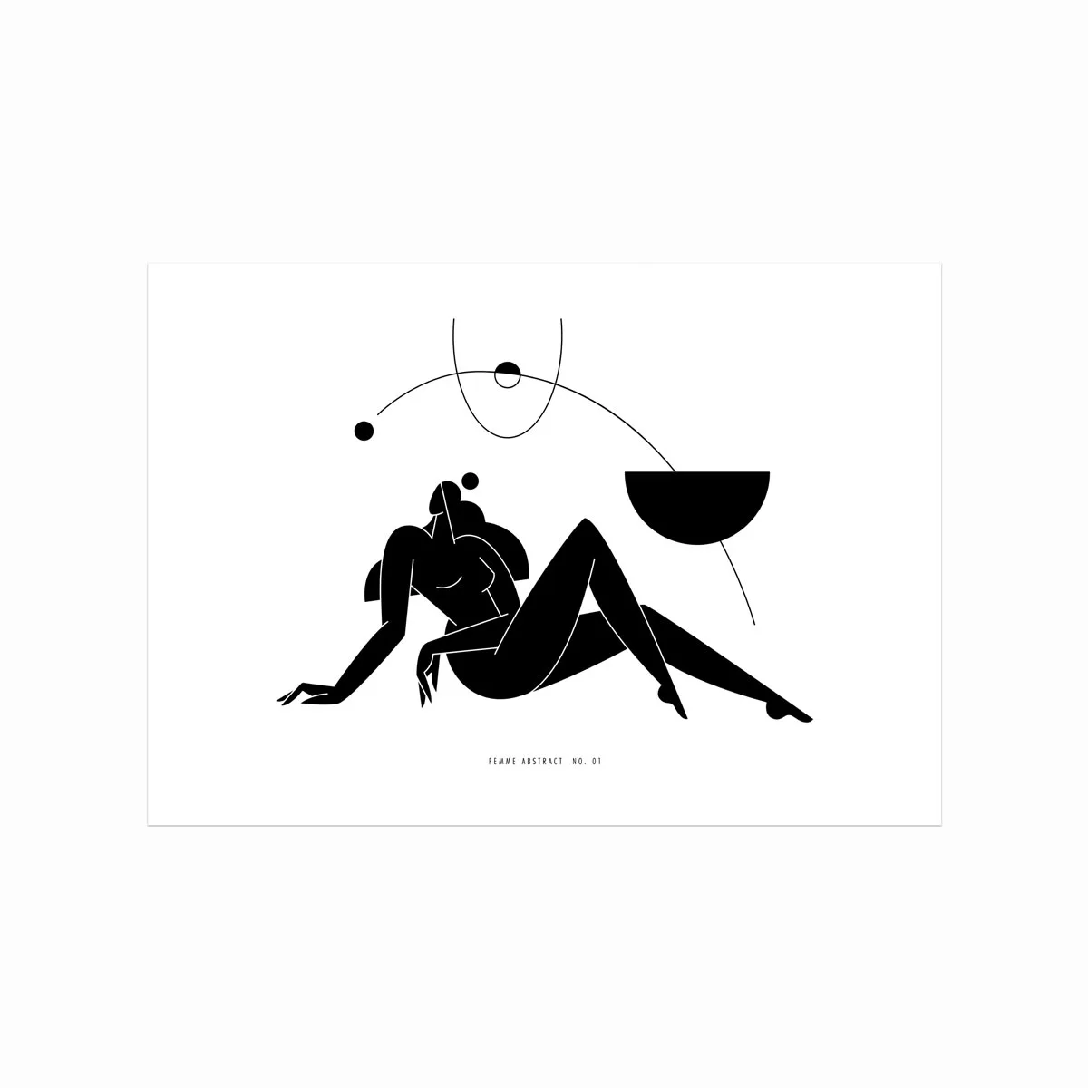Femme Abstact No  01