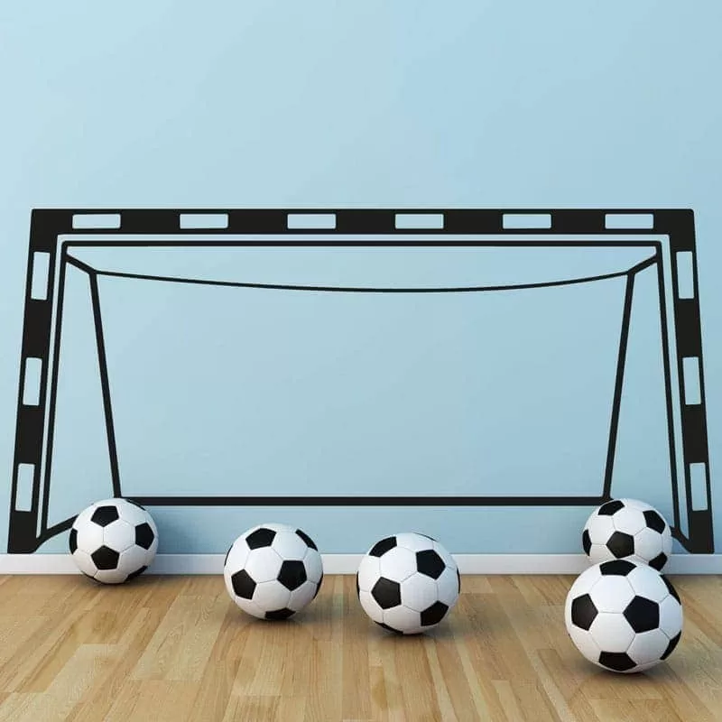 Fodboldmål Wallsticker