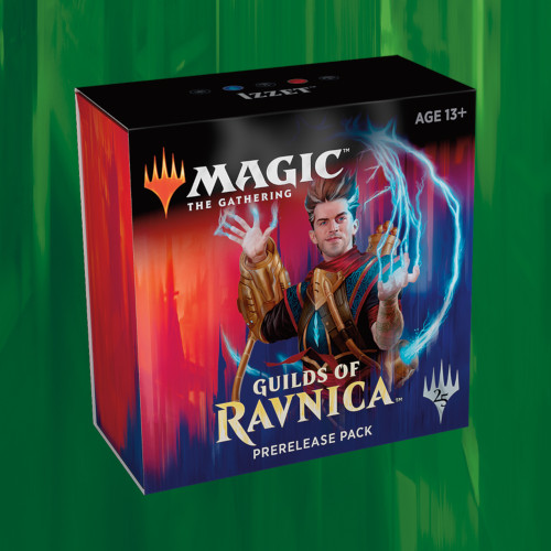 Guilds Of Ravnica Prerelease Pack  Pre-release Box : Izzet   Boosters   Promo   Spindown Terning
