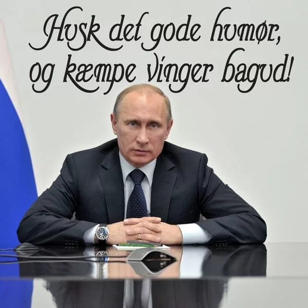 Husk Det Gode Humør Wallsticker