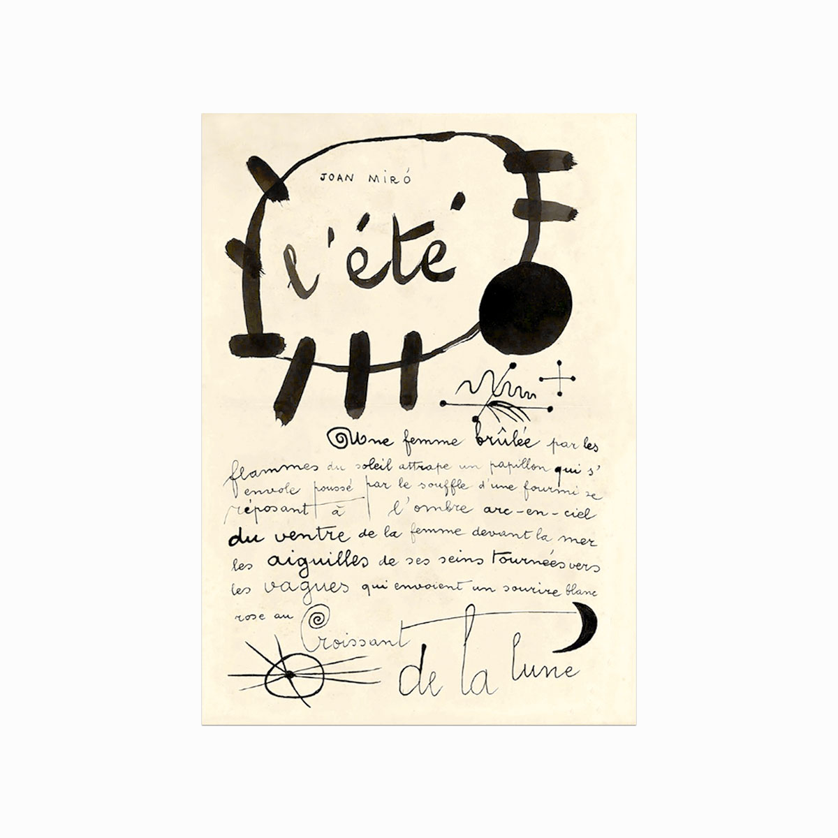 Joan Miró    été