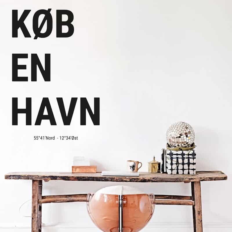 Køb En Havn Wallsticker