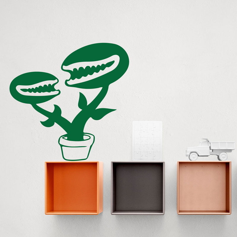 Kødædende Plante Wallsticker