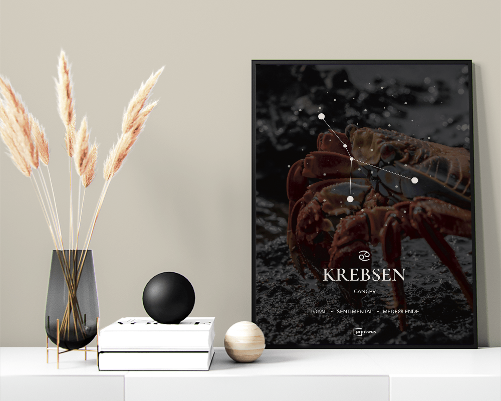 Krebsen Stjernetegn Plakat