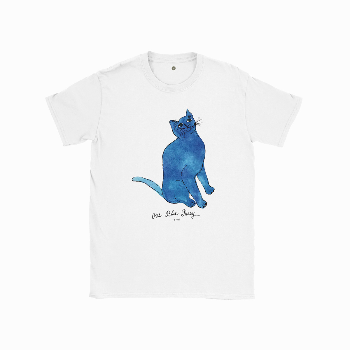 Kunst  -shirt   Andy Warhol  One Blue Pussy