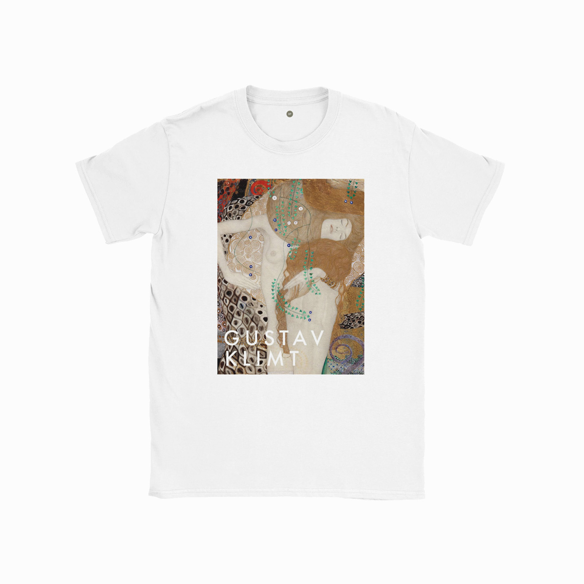 Kunst  -shirt   Gustav Klimt  Water Serpents 01
