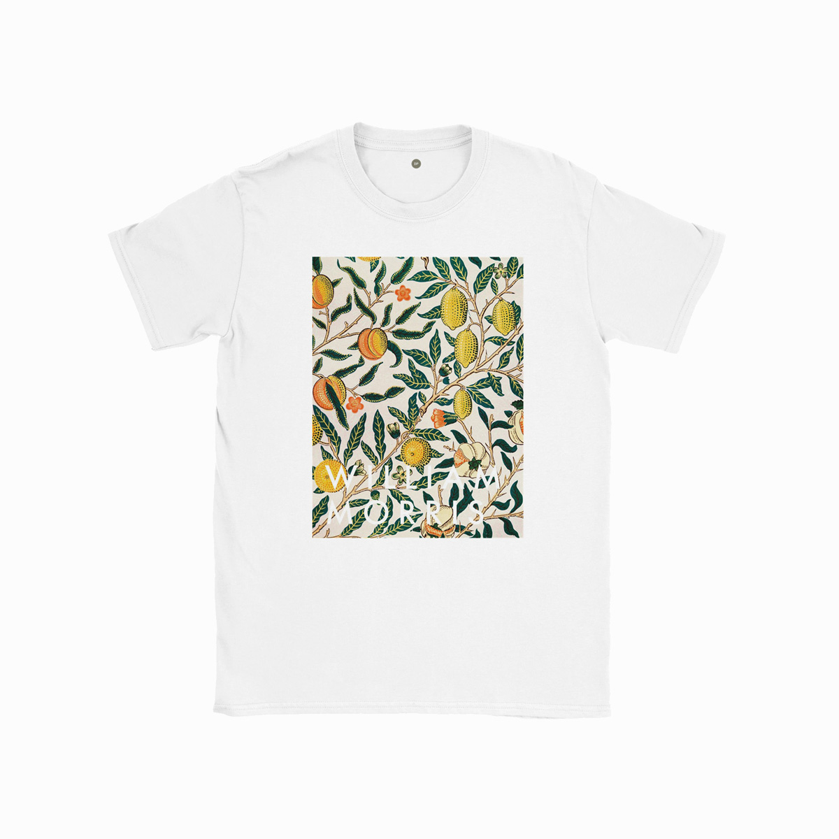 Kunst  -shirt   William Morris  Four Fruits  Yellow