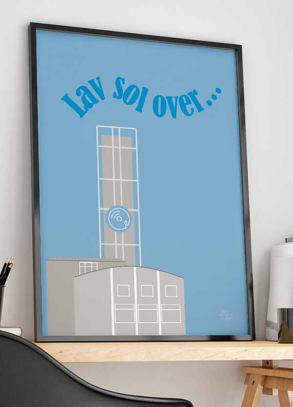 Lav Sol Over Aarhus-plakat 21   29    A4  Kr  199 -