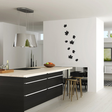 Leaves Wallsticker Af Anline Ruby  33x78 Cm