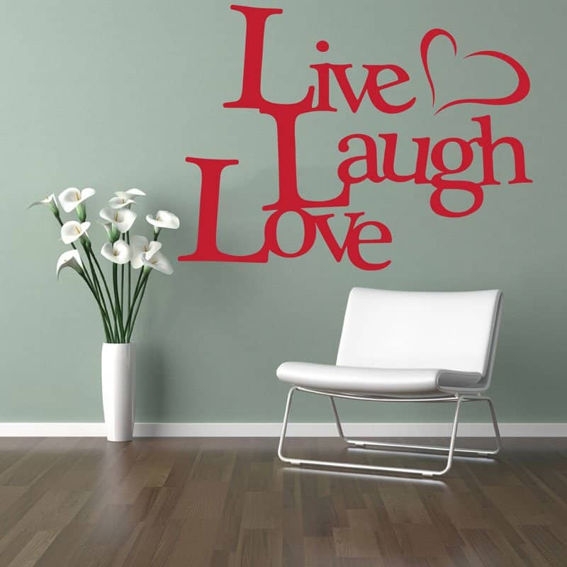 Live Laugh Love Wallsticker