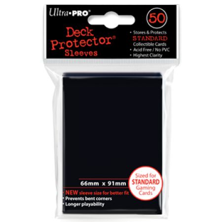 50 Lommer  Ultra Pro Pro-gloss: Black  Sorte     195 184   Kvalitet  Raven Black Sleeves  82669
