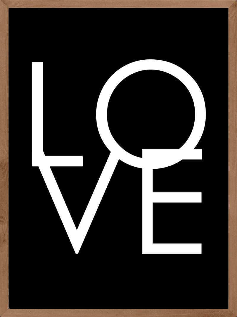 Love Citat Plakat