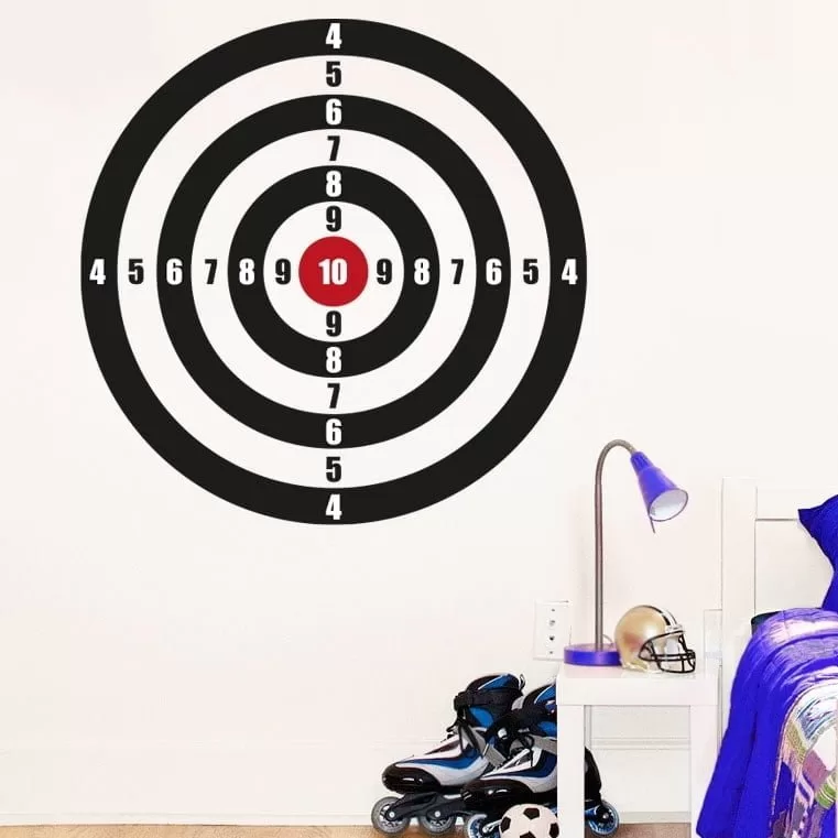 Målskive V2 Wallsticker