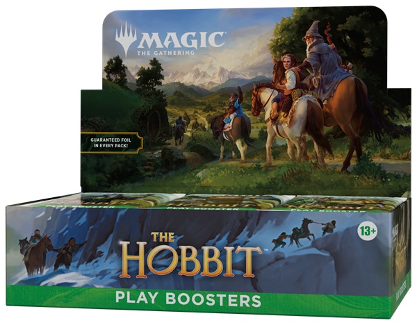 Magic: The Gathering The Hobbit   Play Booster Box  Display  30 Play Boosters   Box Topper