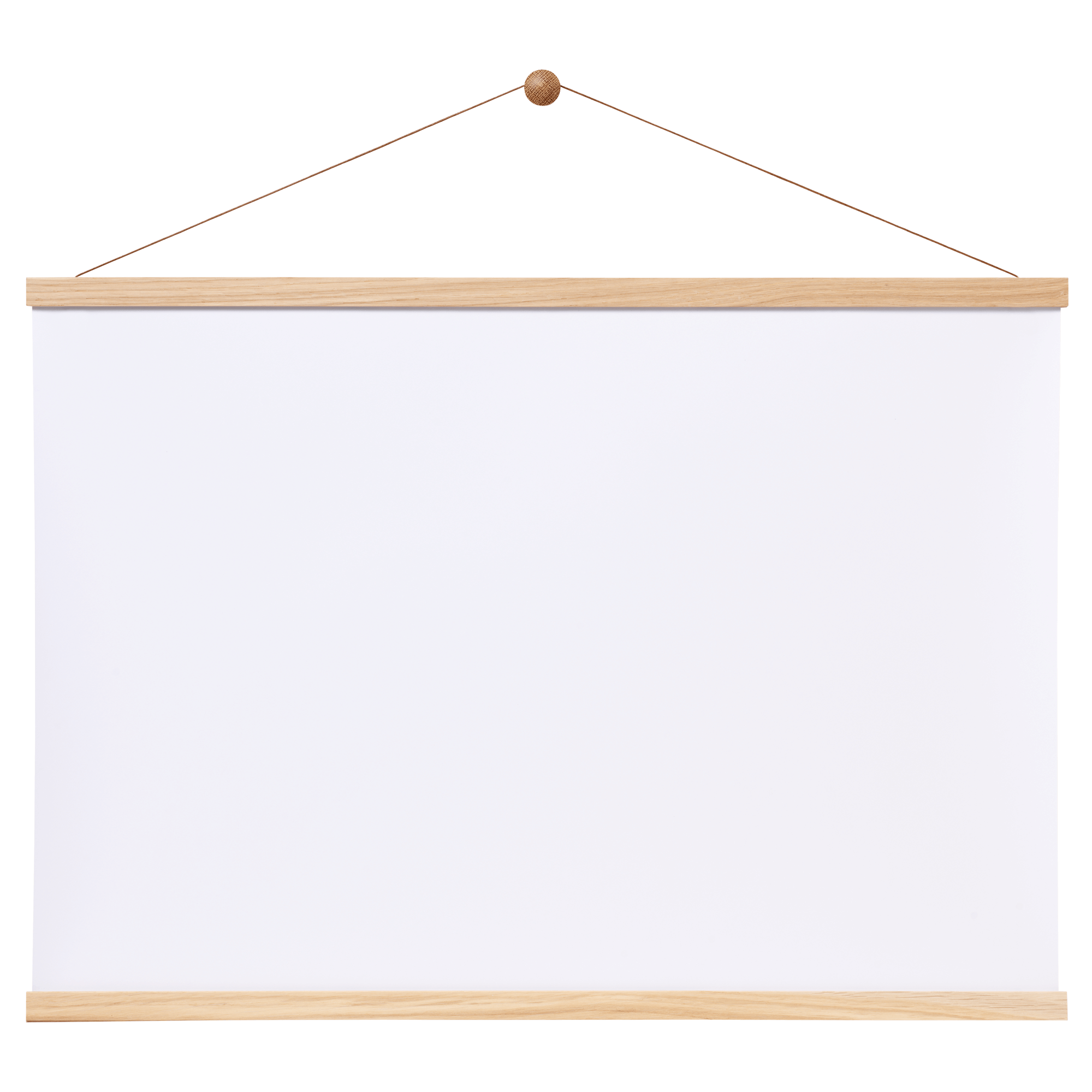 Magnet Rammeskinne   Egetræ  71 Cm