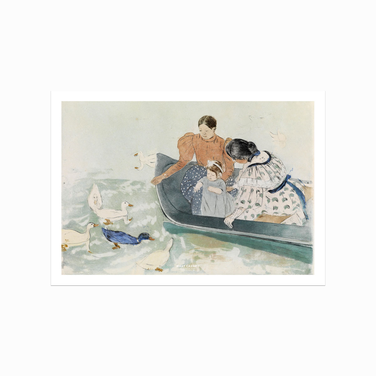 Mary Cassatt Plakat  Feeding The Ducks