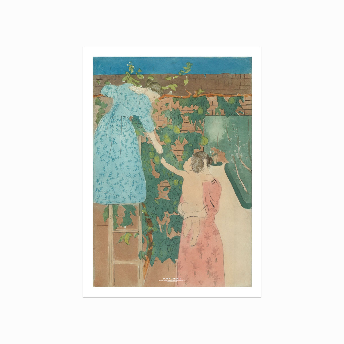 Mary Cassatt Plakat  Gathering Food