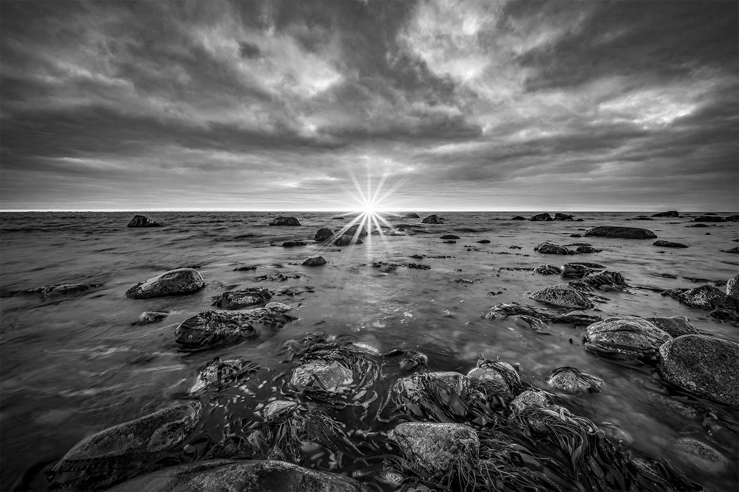 Monochrome Sunset Af Cato Johan Rød Photography