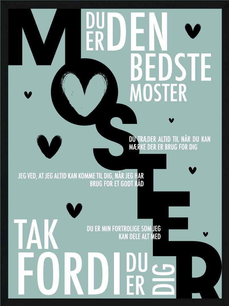 Moster Plakat Personlig Plakat