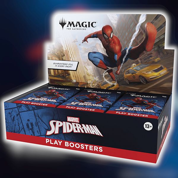 Mtg Marvel   Spider-man Play Booster Box Display