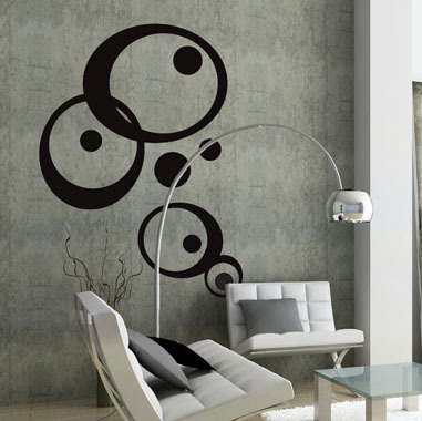 My Roundys Wallsticker Af Heidi Holm Pedersen  100x135 Cm