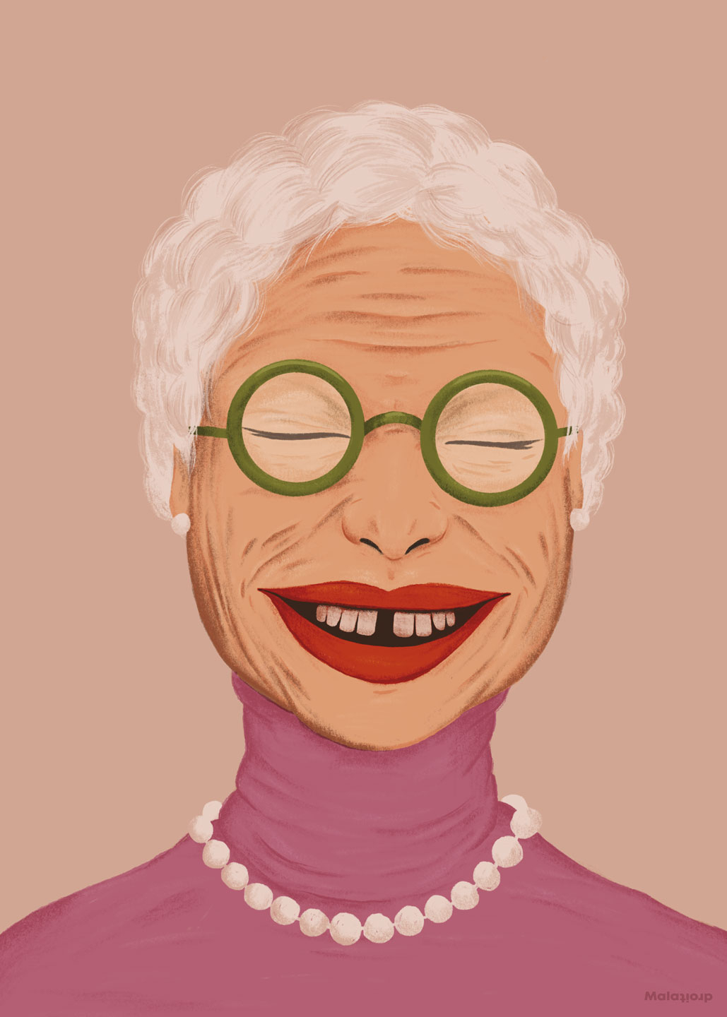 Nærsynet Rosa Pink Af Maladroit
