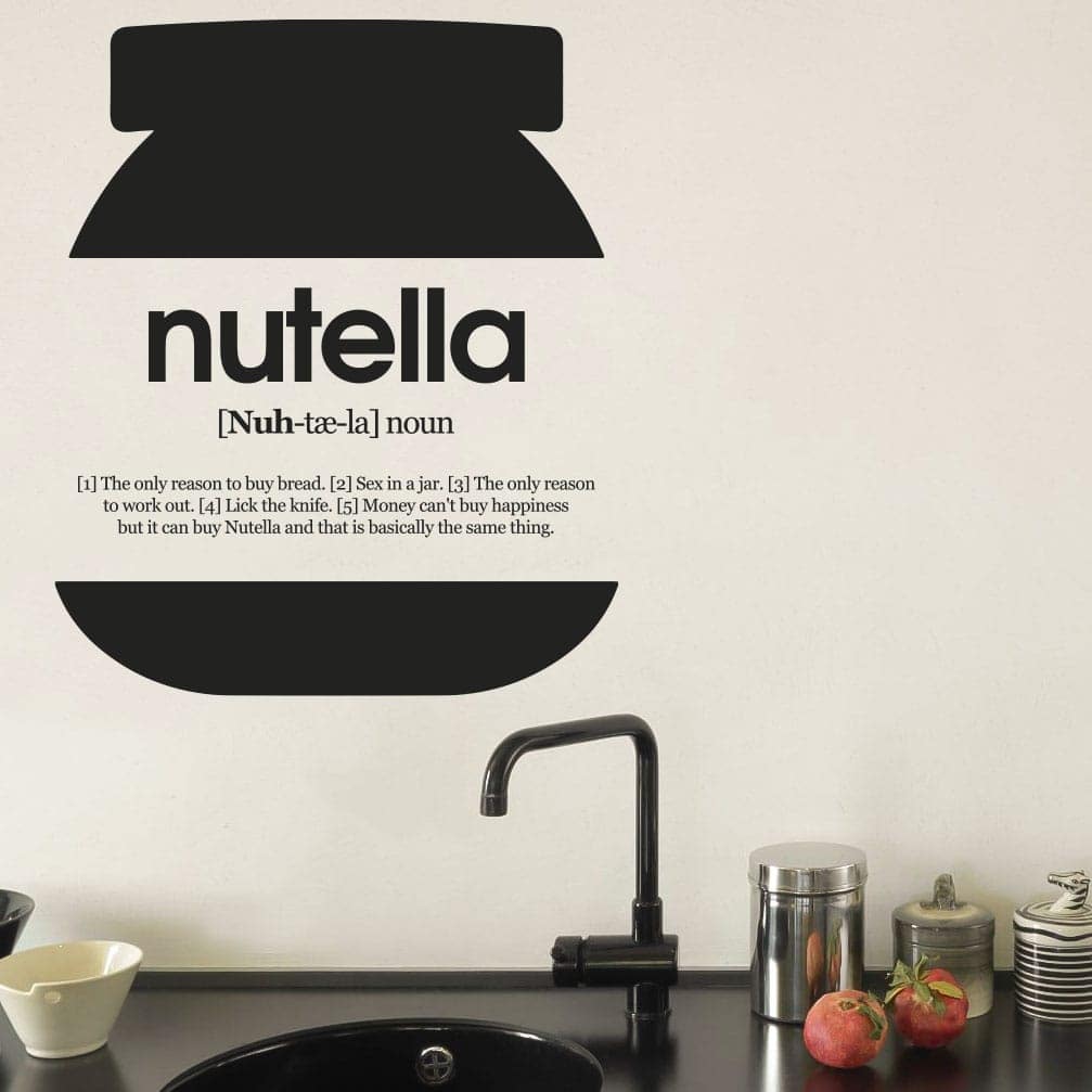 Nutella Wallsticker