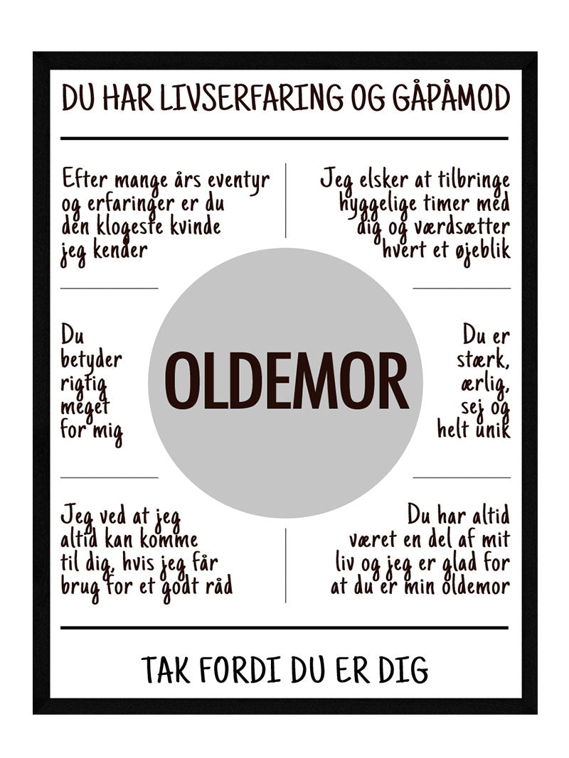 Oldemor Plakat