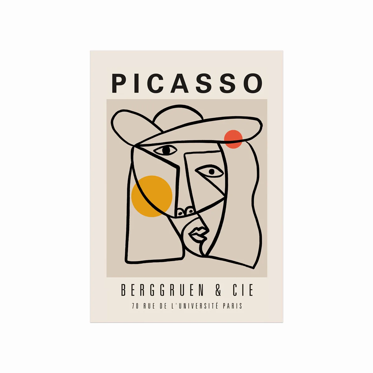 Pablo Picasso Plakat  Berggruen   Cie