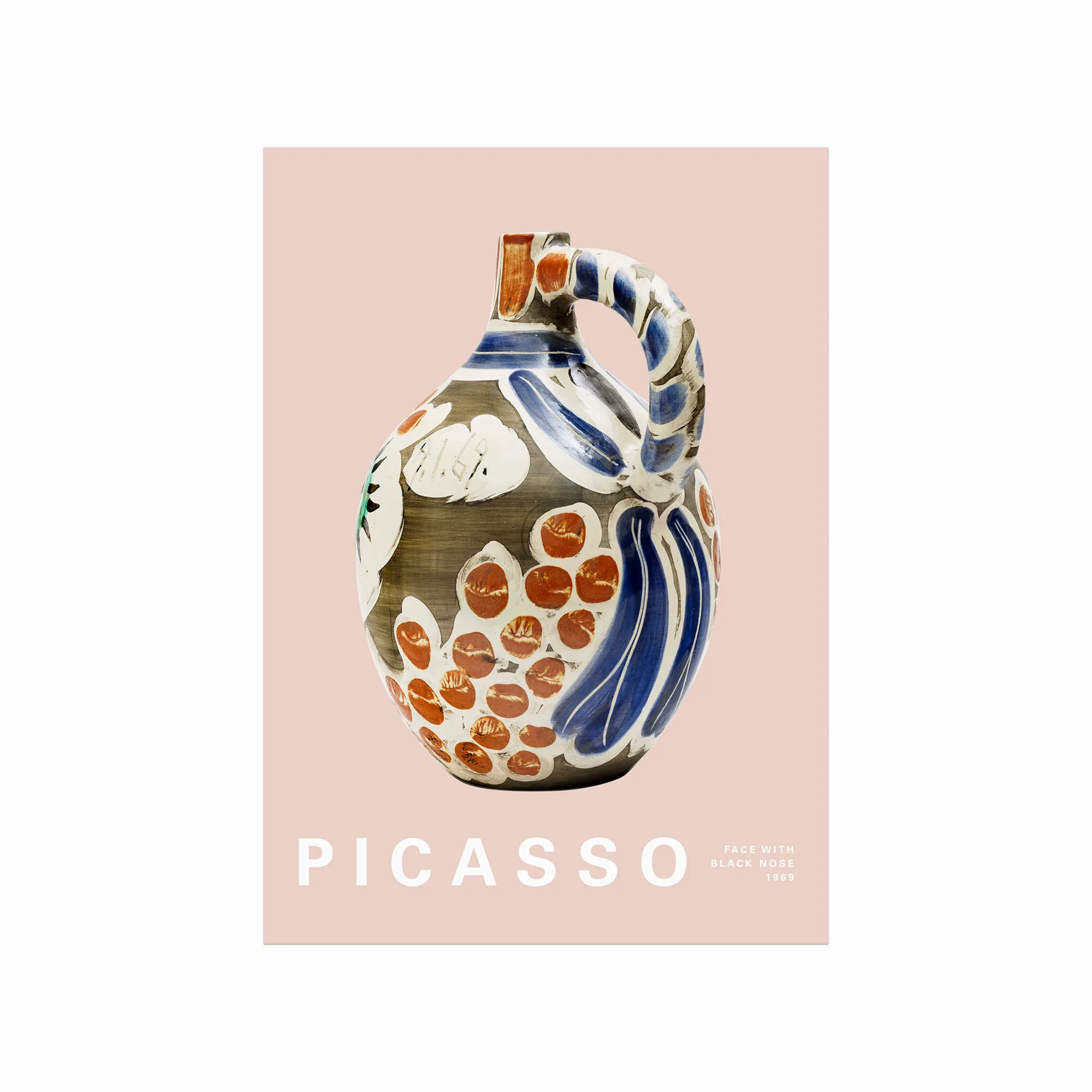 Pablo Picasso Plakat  Face With Black Nose 02