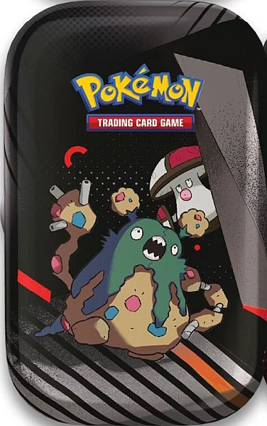 Pokemon Black Bolt   White Flare Mini Tin: Garbodor   Amoonguss