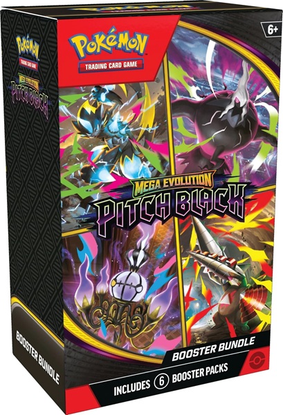 Pokemon Booster Pakke Me05 Mega Evolution: Pitch Black Booster Pack Bundle  Box Med   Boosters