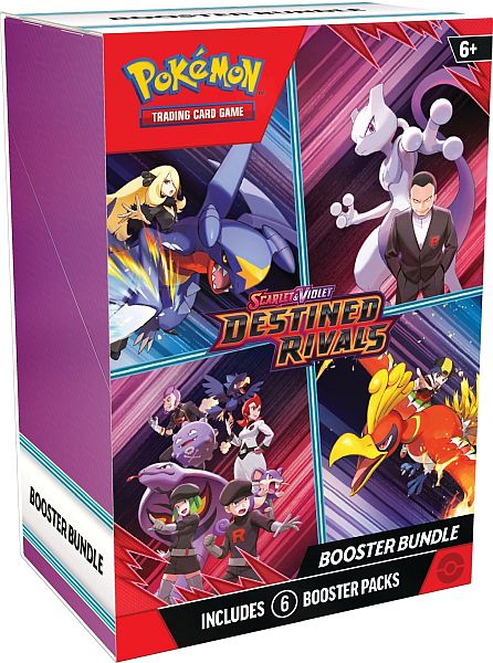 Pokemon Booster Pakke Sv10 Scarlet   Violet: Destined Rivals Booster Pack Bundle  Box Med   Boosters