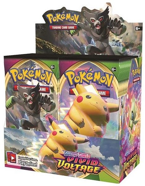 Pokemon Display  Booster Box  Swsh04 Sword   Shield: Vivid Voltage 36 Boosters