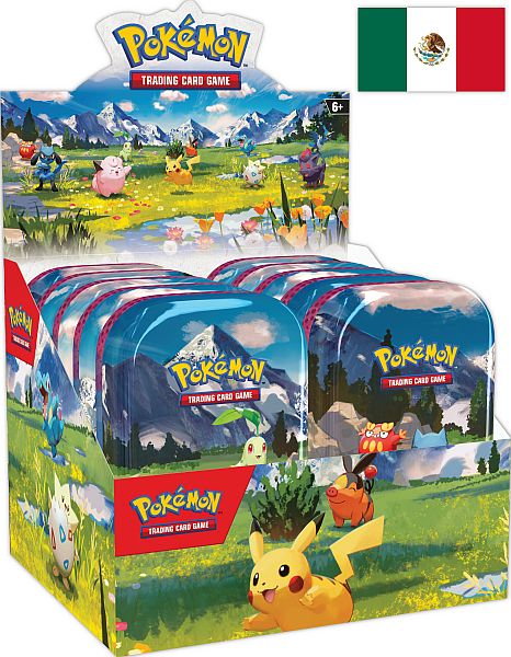 Pokemon Latam Spanish Ascended Heroes  Mini Tins Display