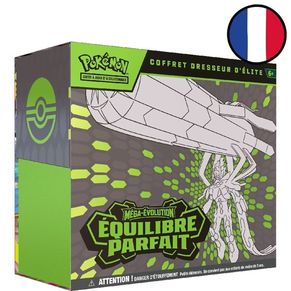 Pokemon Mega Evolution Fransk French: Perfect Order Elite Trainer Box  Mega Zygarde Tyrunt  Boks Med   Boosters  Promokort   Tilbeh 195 184