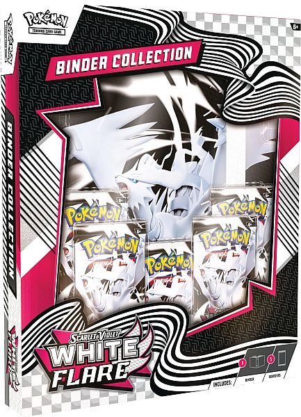 Pokemon Scarlet   Violet: White Flare Binder Collection    Boosters    -pocket Mappe  Holder 360  Kort