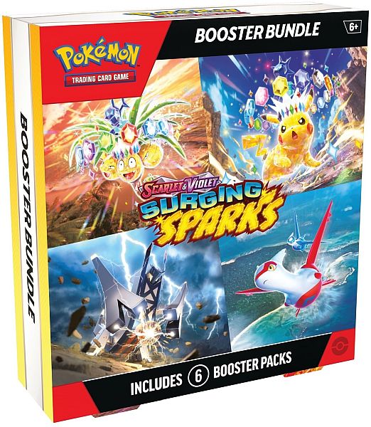 Pokemon Sv08: Surging Sparks Booster Pack Bundle  Wide