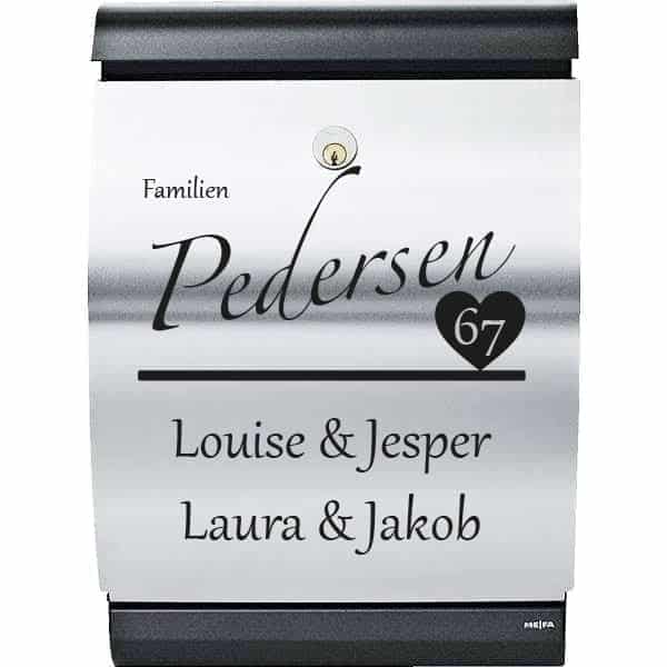 Postkasse Romantik Wallsticker