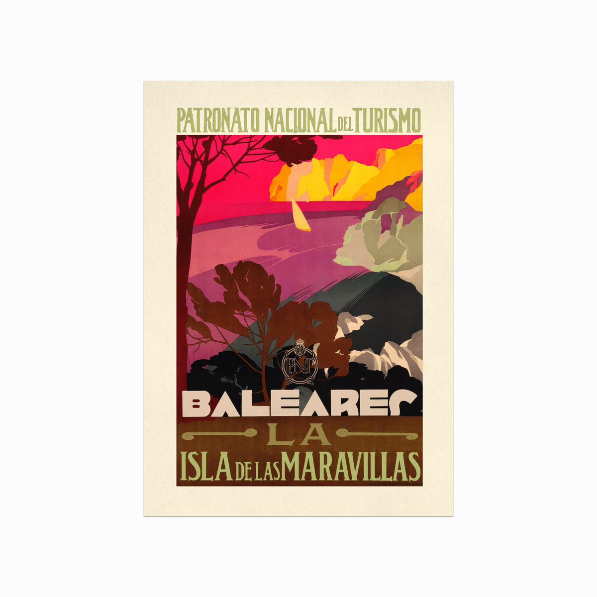 Retro Plakat  Baleares