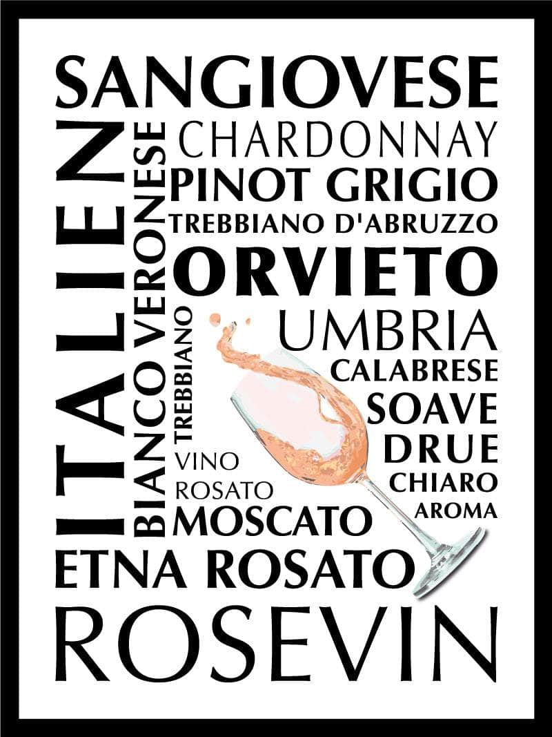 Rosé Plakat Italien