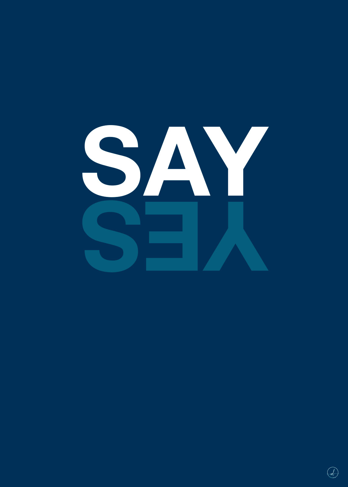 Say Yes Blue Af Rikke Axelsen