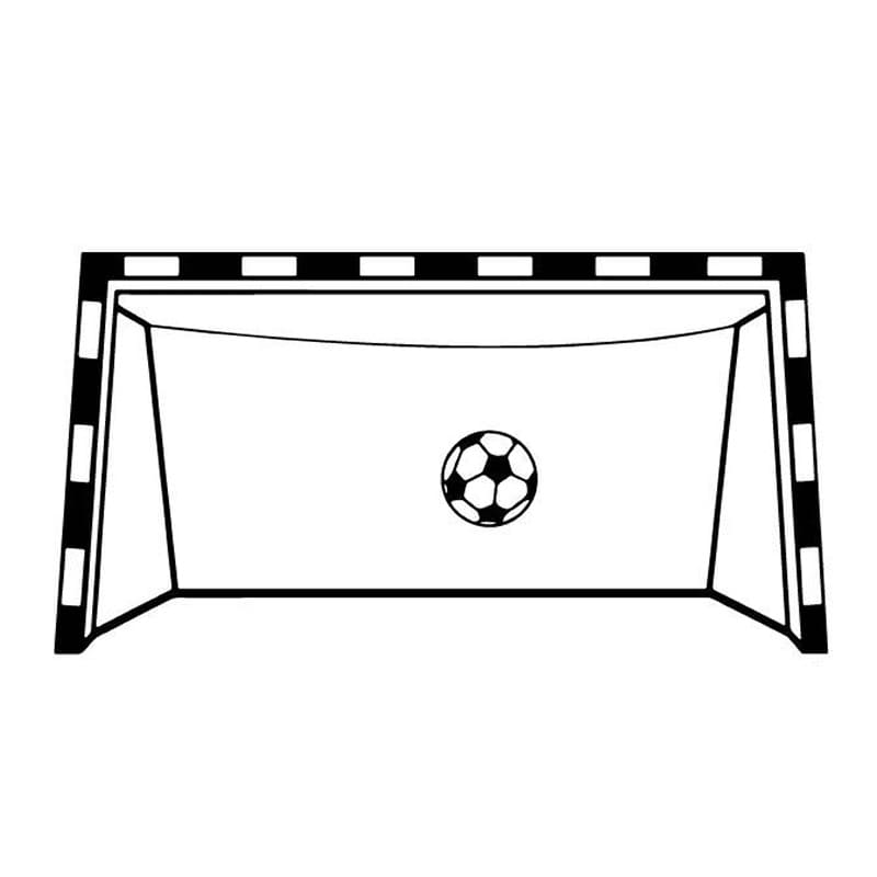Sej Fodboldmål   Håndboldmål Wallsticker  Få Et Fodboldmål   Håndboldmål På Væggen  47x91cm