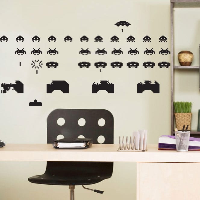 Space Invaders Wallsticker
